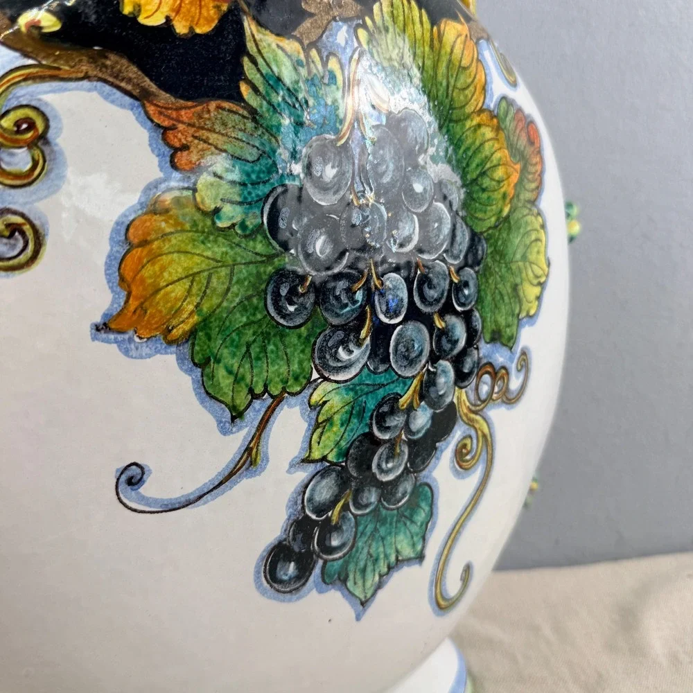 Monumental Vintage Italian Majolica 20